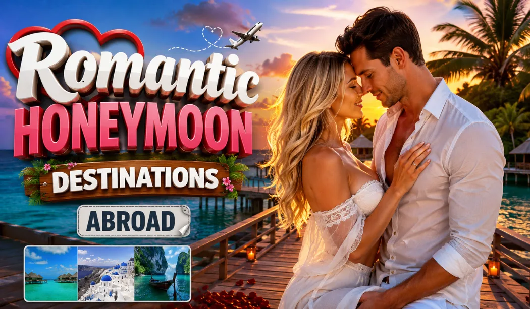 Top 10 Romantic Honeymoon Destinations Abroad for Couples