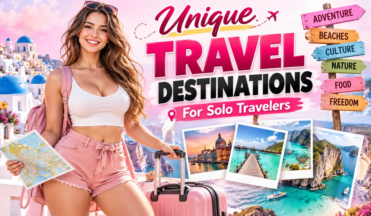 Unique Travel Destinations For Solo Travelers: Best Hidden Gems